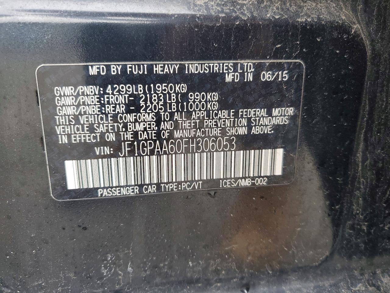 2015 Subaru Impreza - zdjęcie 12