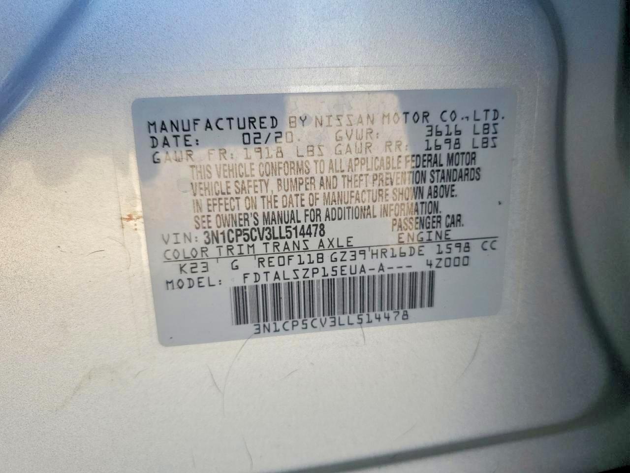 2020 Nissan Kicks Sv - zdjęcie 13