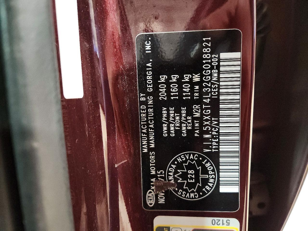 2016 Kia Optima Lx - zdjęcie 13