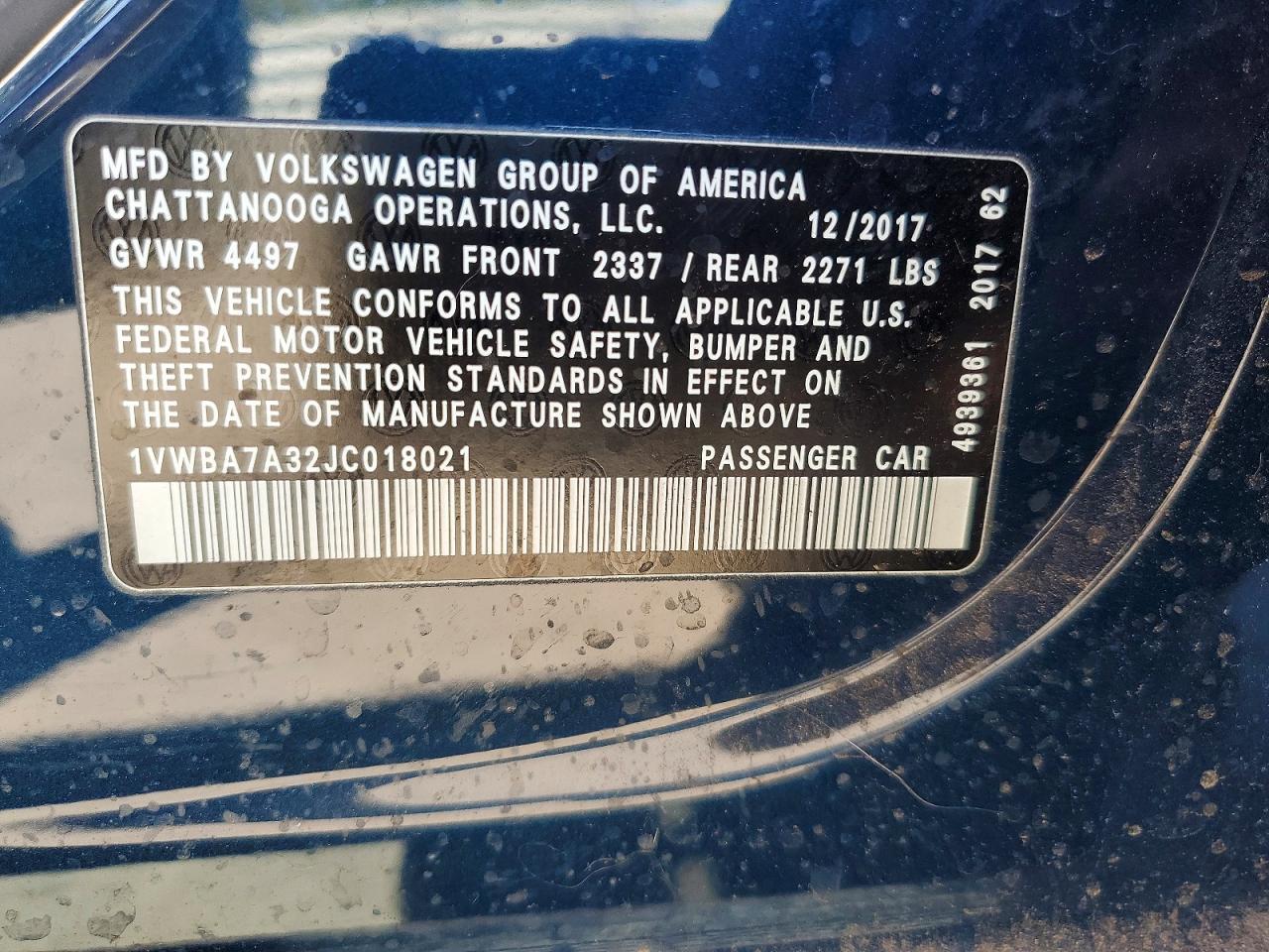 2018 Volkswagen Passat Se - zdjęcie 12