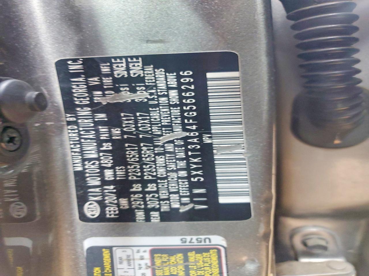 2015 Kia Sorento Lx - zdjęcie 13