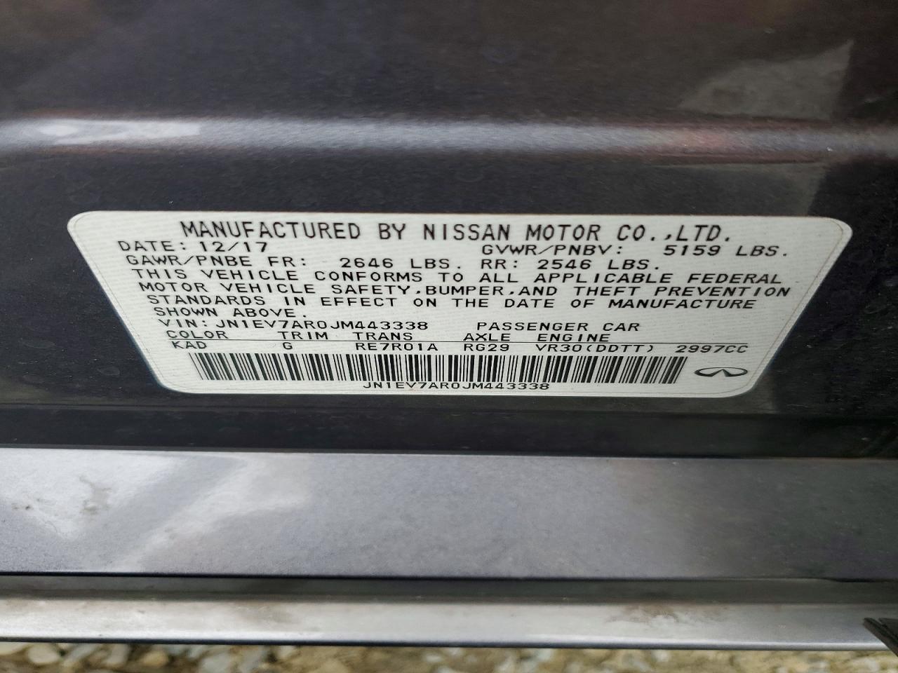 2018 Infiniti Q50 3.0T Luxe - zdjęcie 12