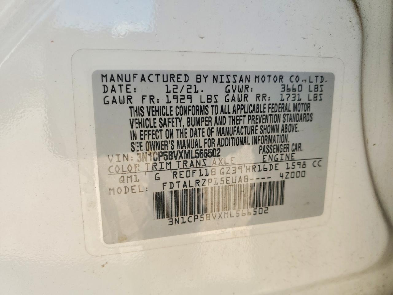 2021 Nissan Kicks S - zdjęcie 14