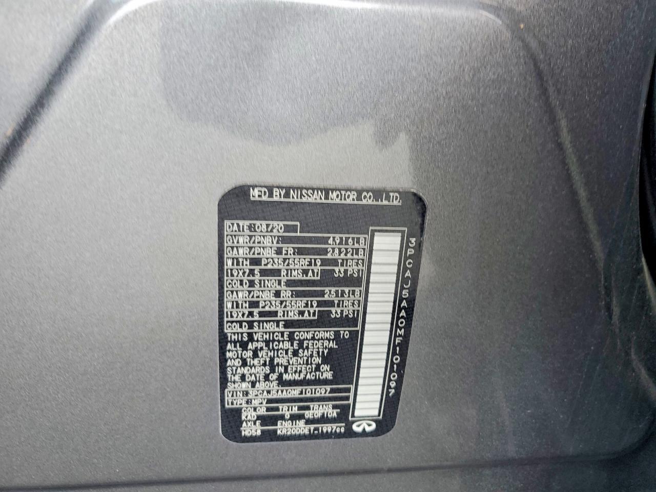 2021 Infiniti Qx50 Pure - zdjęcie 12