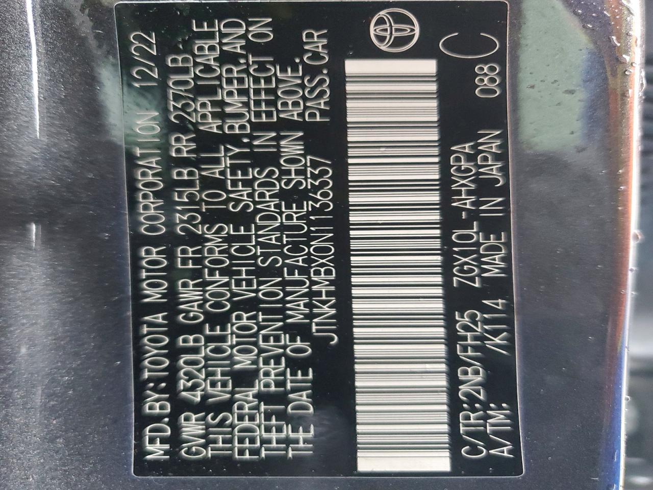 2022 Toyota C-Hr Nightshade - zdjęcie 13