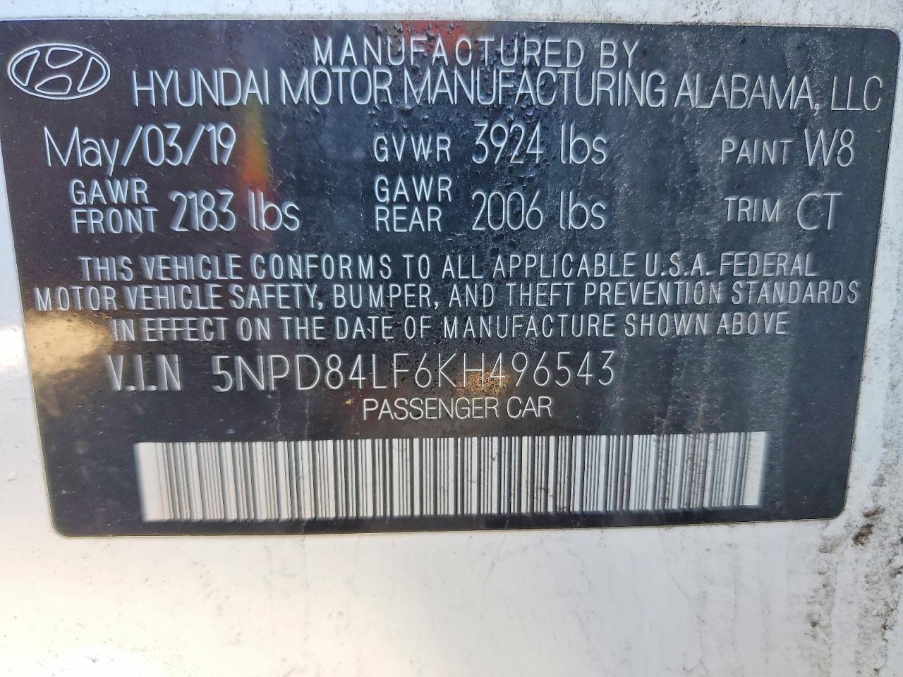 2019 Hyundai Elantra Sel - zdjęcie 12