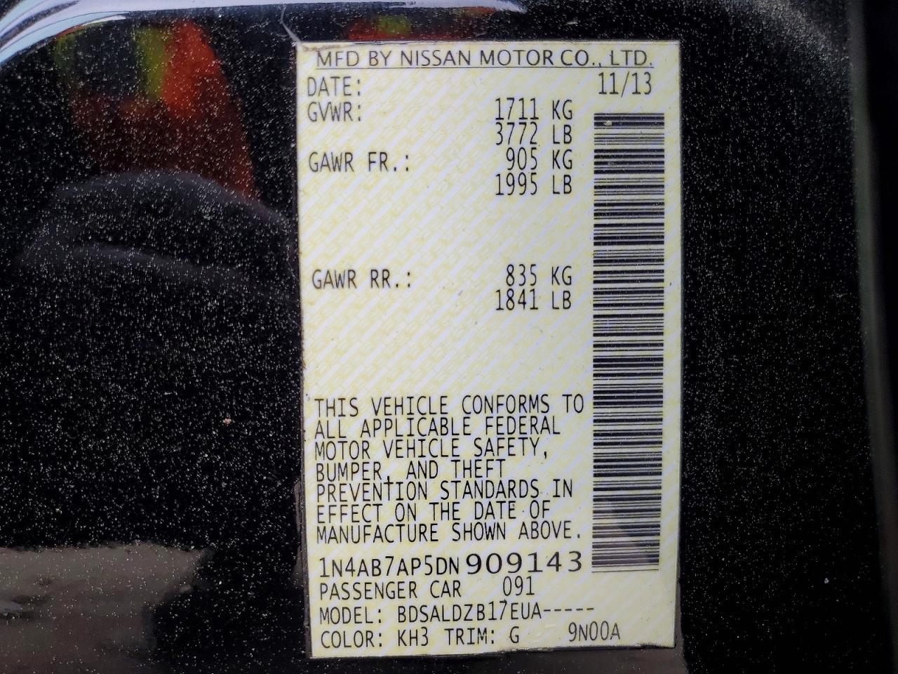 2013 Nissan Sentra Sv - zdjęcie 12