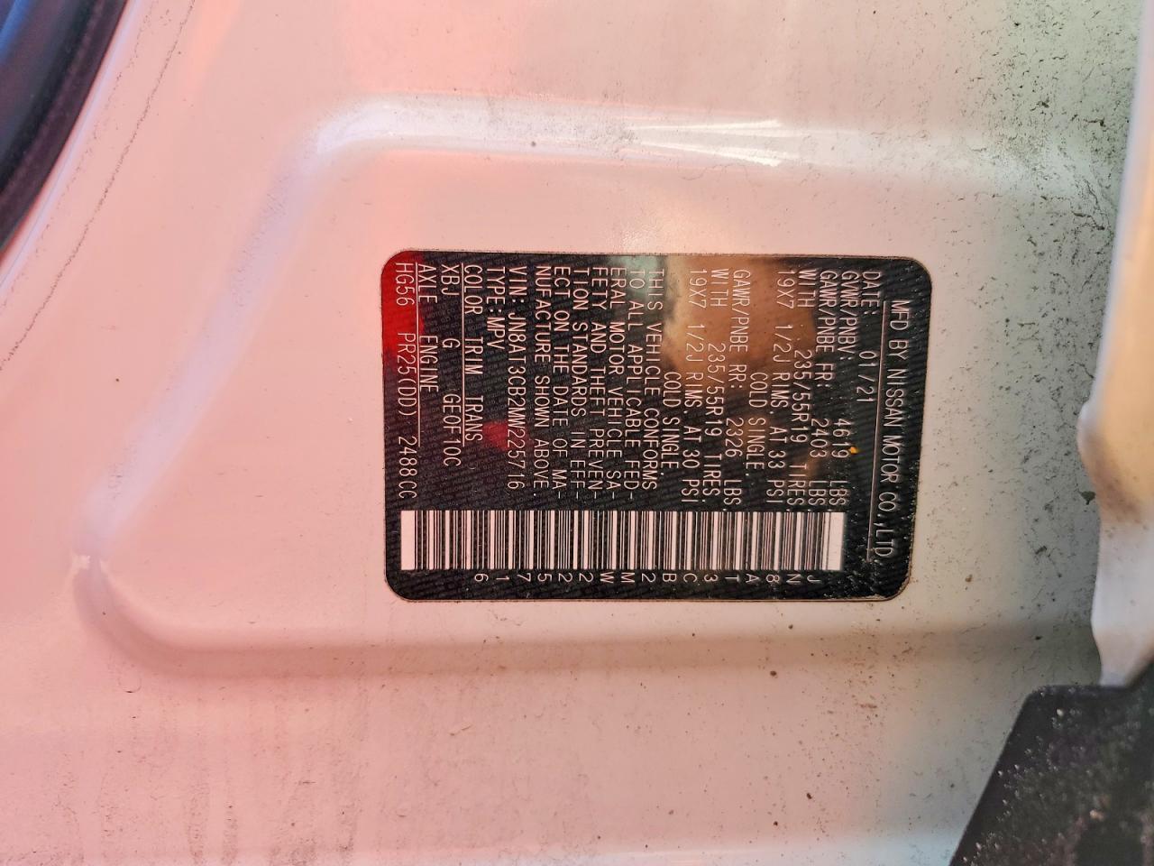 2021 Nissan Rogue Sl - zdjęcie 12