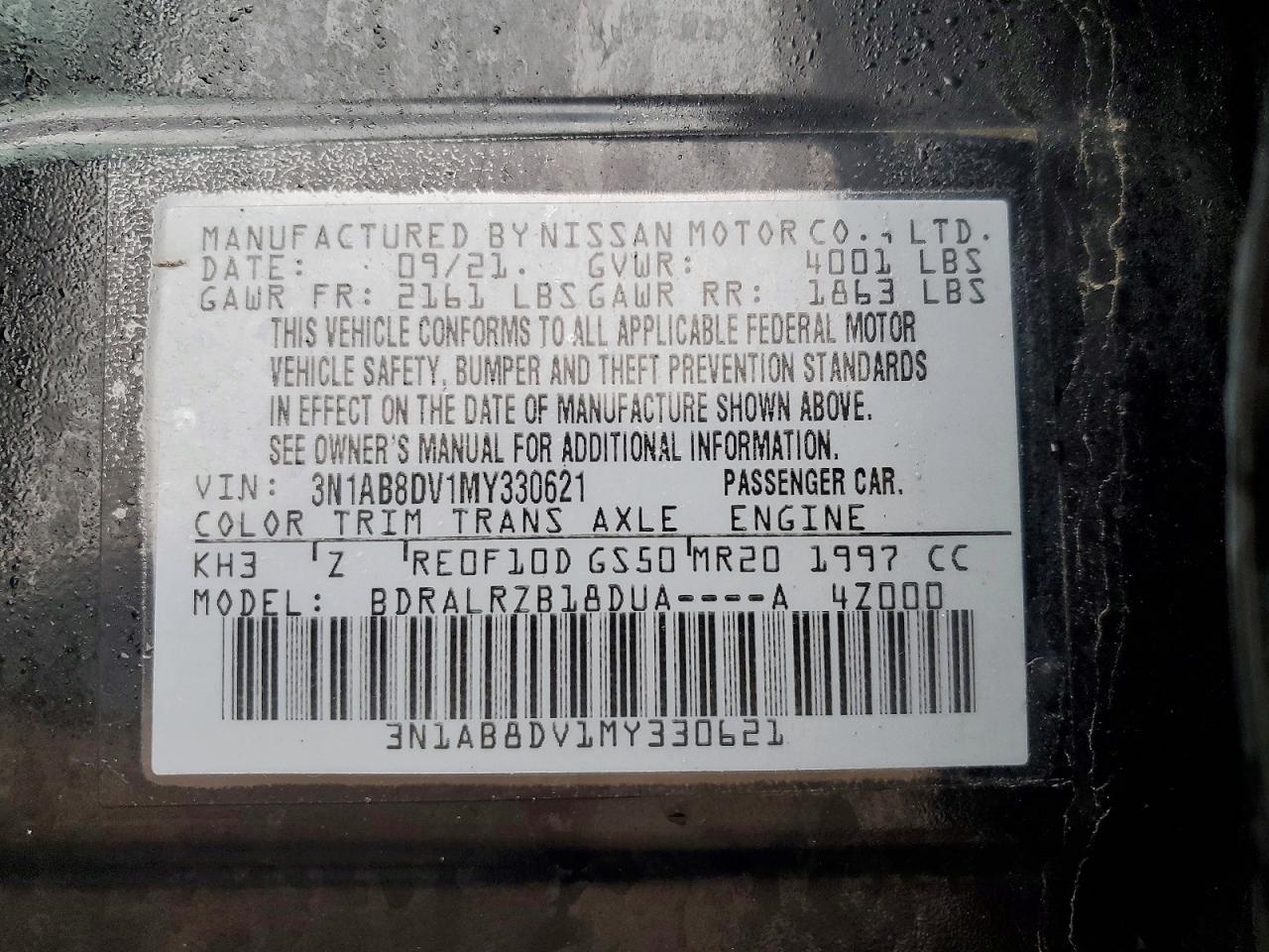 2021 Nissan Sentra Sr - zdjęcie 12