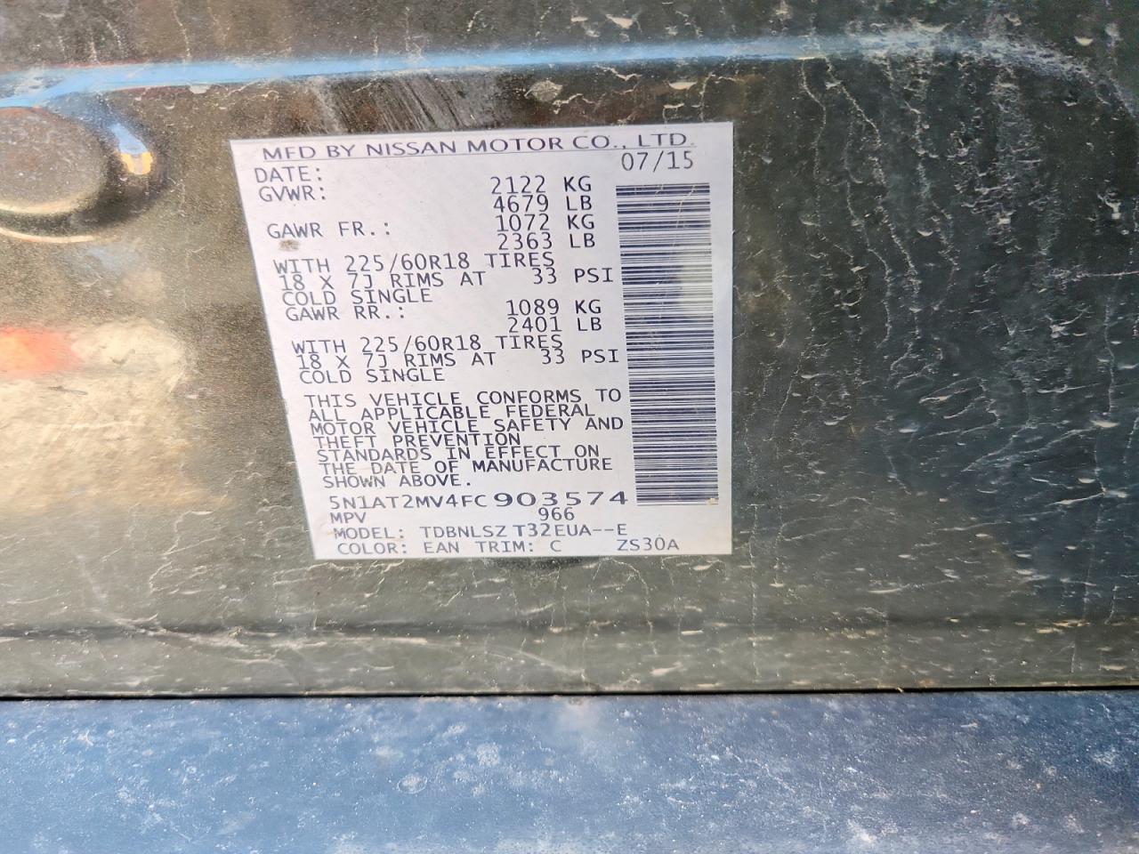 2015 Nissan Rogue Sl - zdjęcie 13