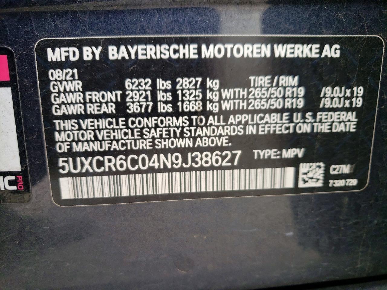 2022 BMW X5 xDrive40I - zdjęcie 13