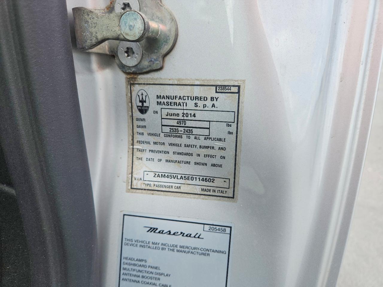 2014 Maserati Granturismo S - zdjęcie 12