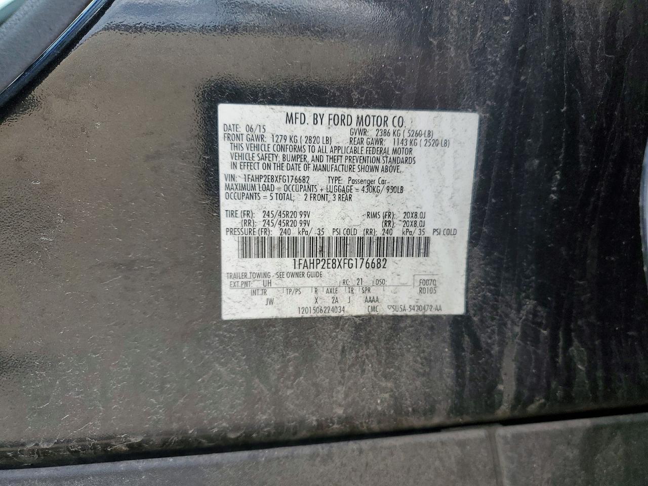 2015 Ford Taurus Sel - zdjęcie 13