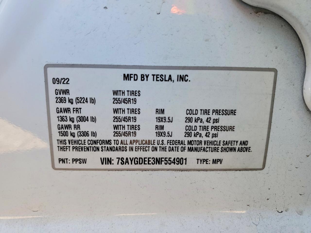 2022 Tesla Model Y - zdjęcie 12