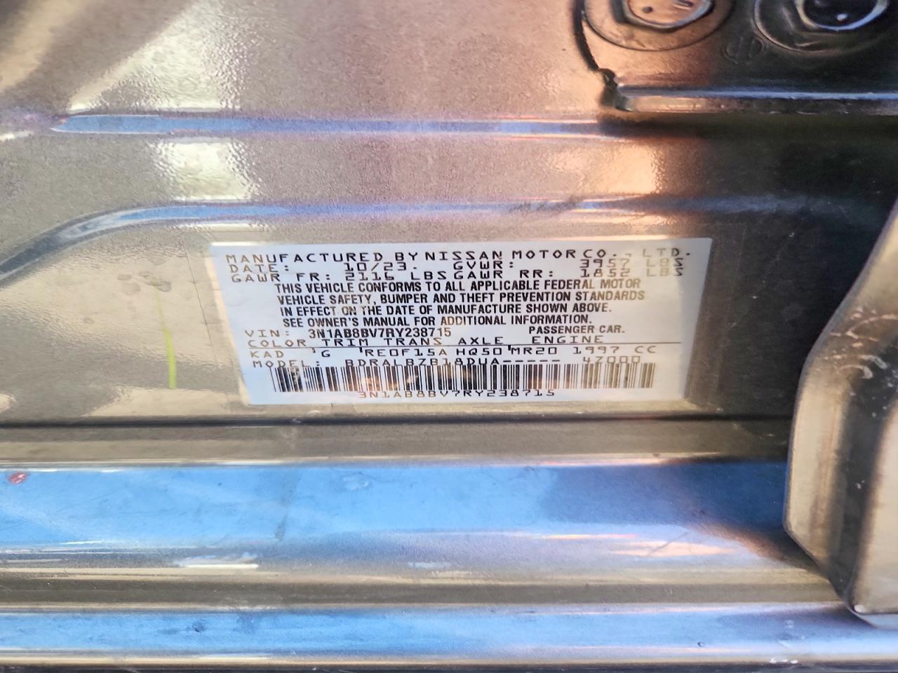 2024 Nissan Sentra S - zdjęcie 13