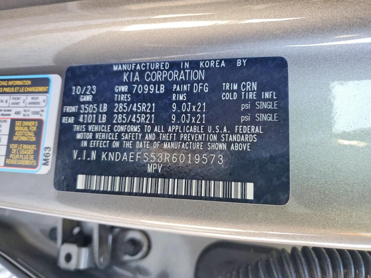 2024 Kia Ev9 Gt-Line - zdjęcie 13