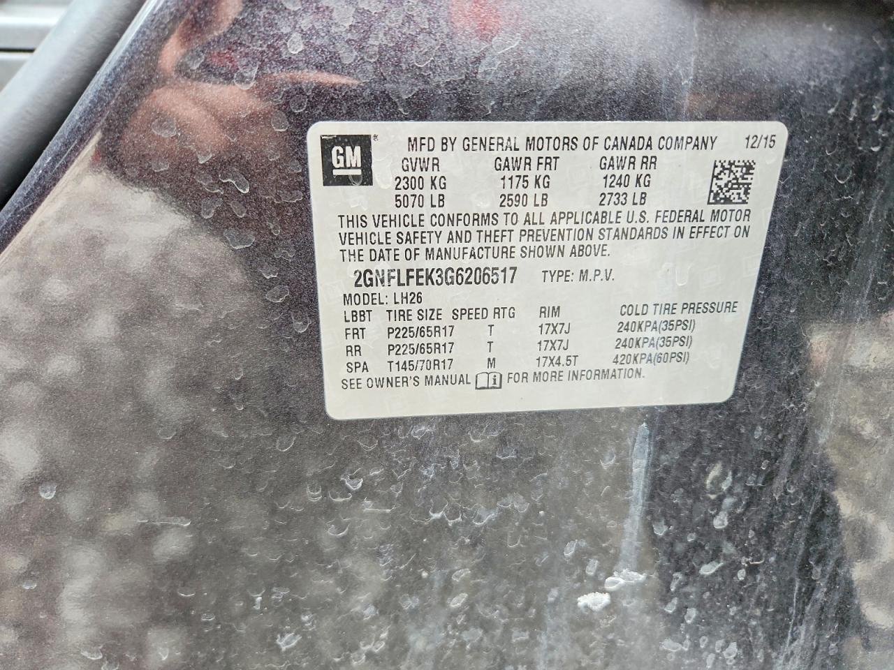 2016 Chevrolet Equinox Lt - zdjęcie 13