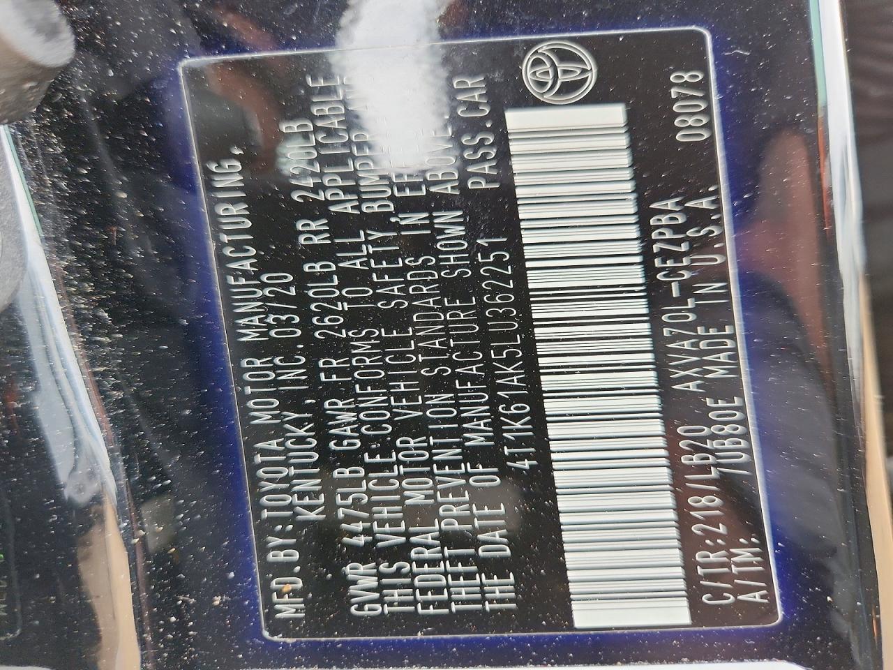 2020 Toyota Camry Xse - zdjęcie 13