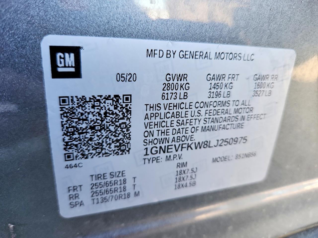 2020 Chevrolet Traverse Ls - zdjęcie 12