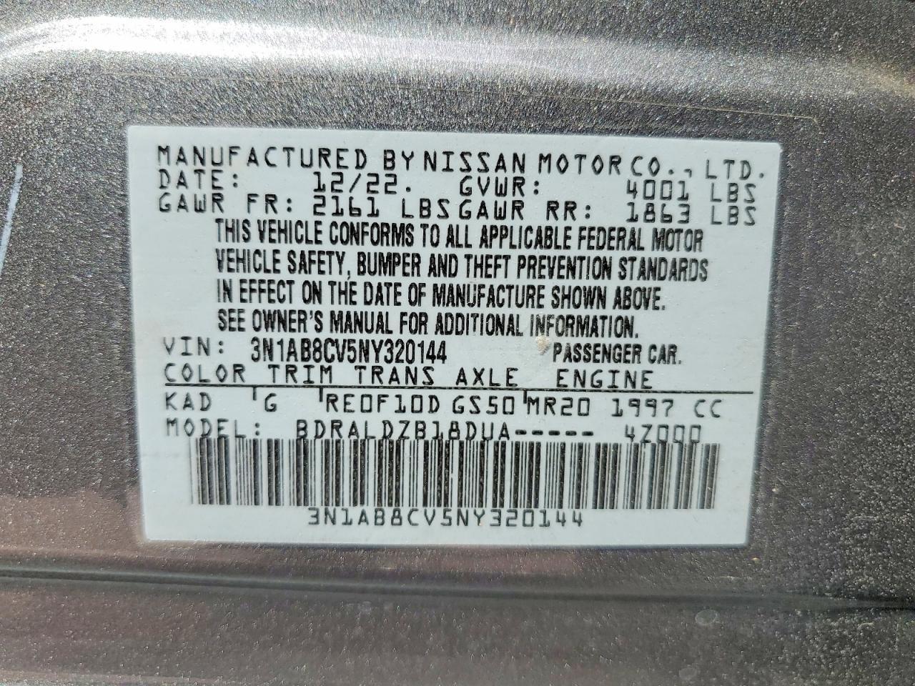 2022 Nissan Sentra Sv - zdjęcie 13