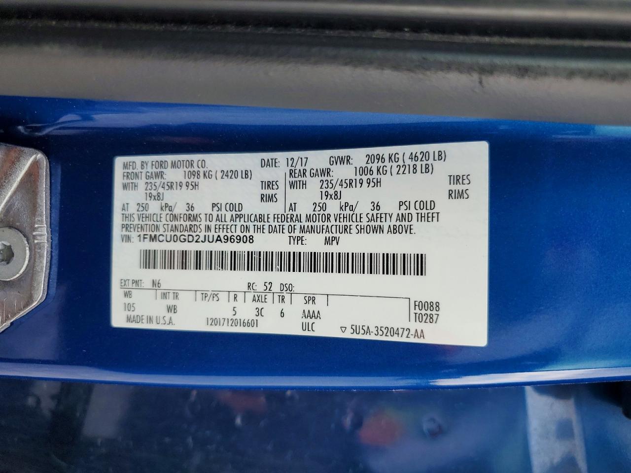 2018 Ford Escape Se - zdjęcie 14