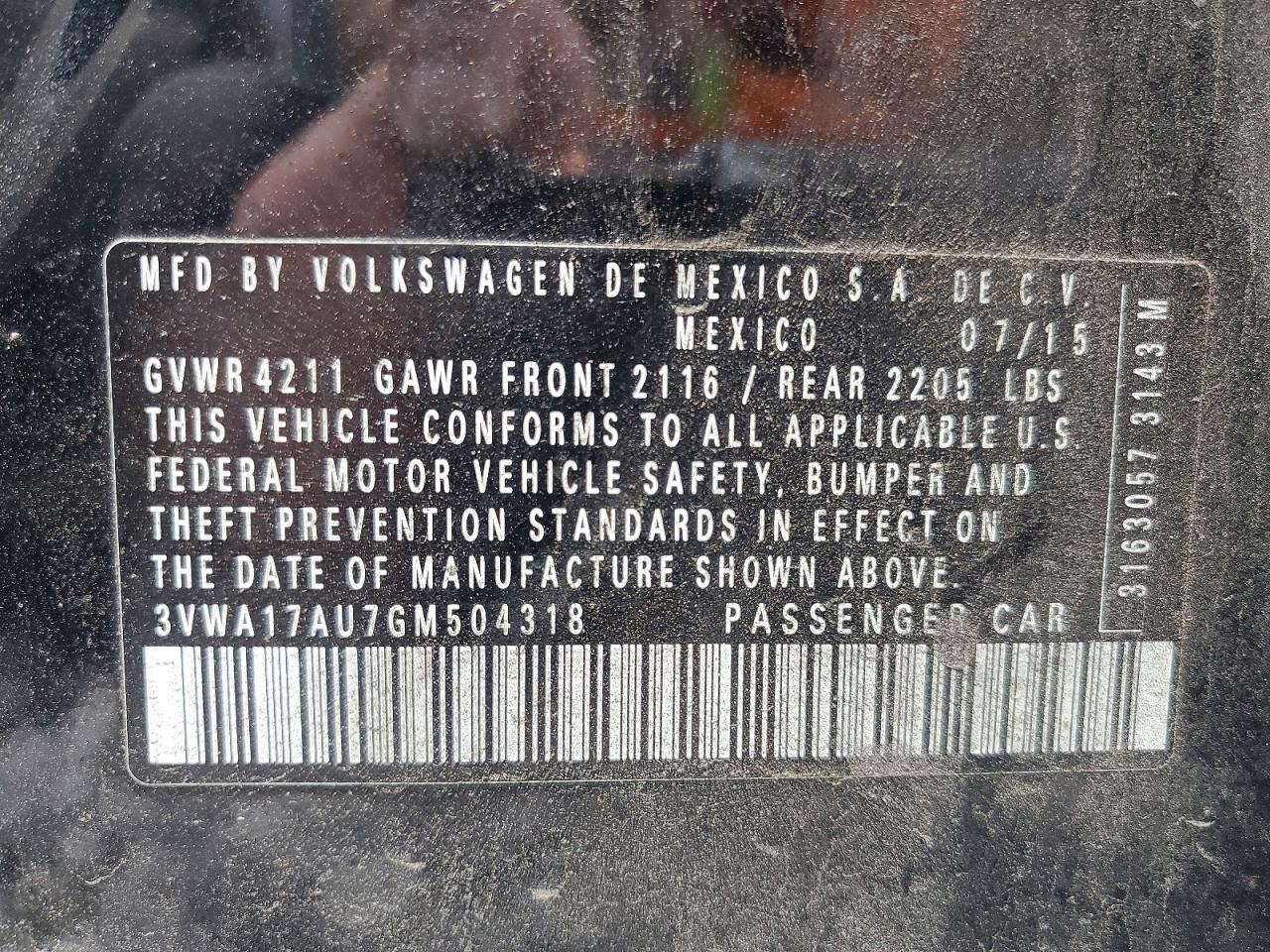 2016 Volkswagen Golf Sportwagen S - zdjęcie 13