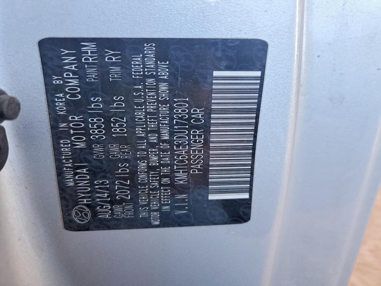 2013 Hyundai Veloster Turbo - zdjęcie 12