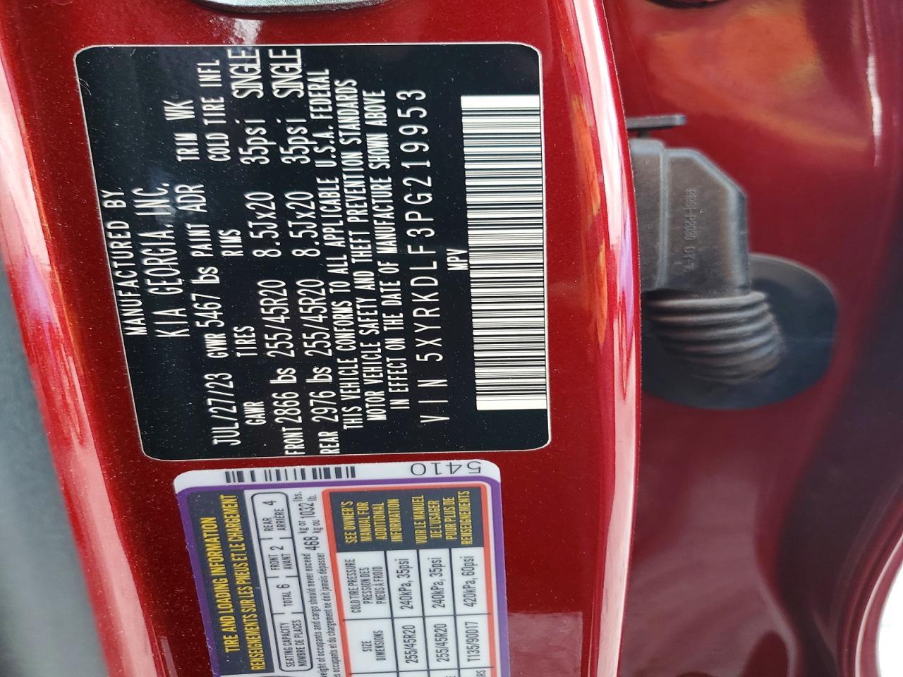 2023 Kia Sorento Sx Prestige - zdjęcie 13