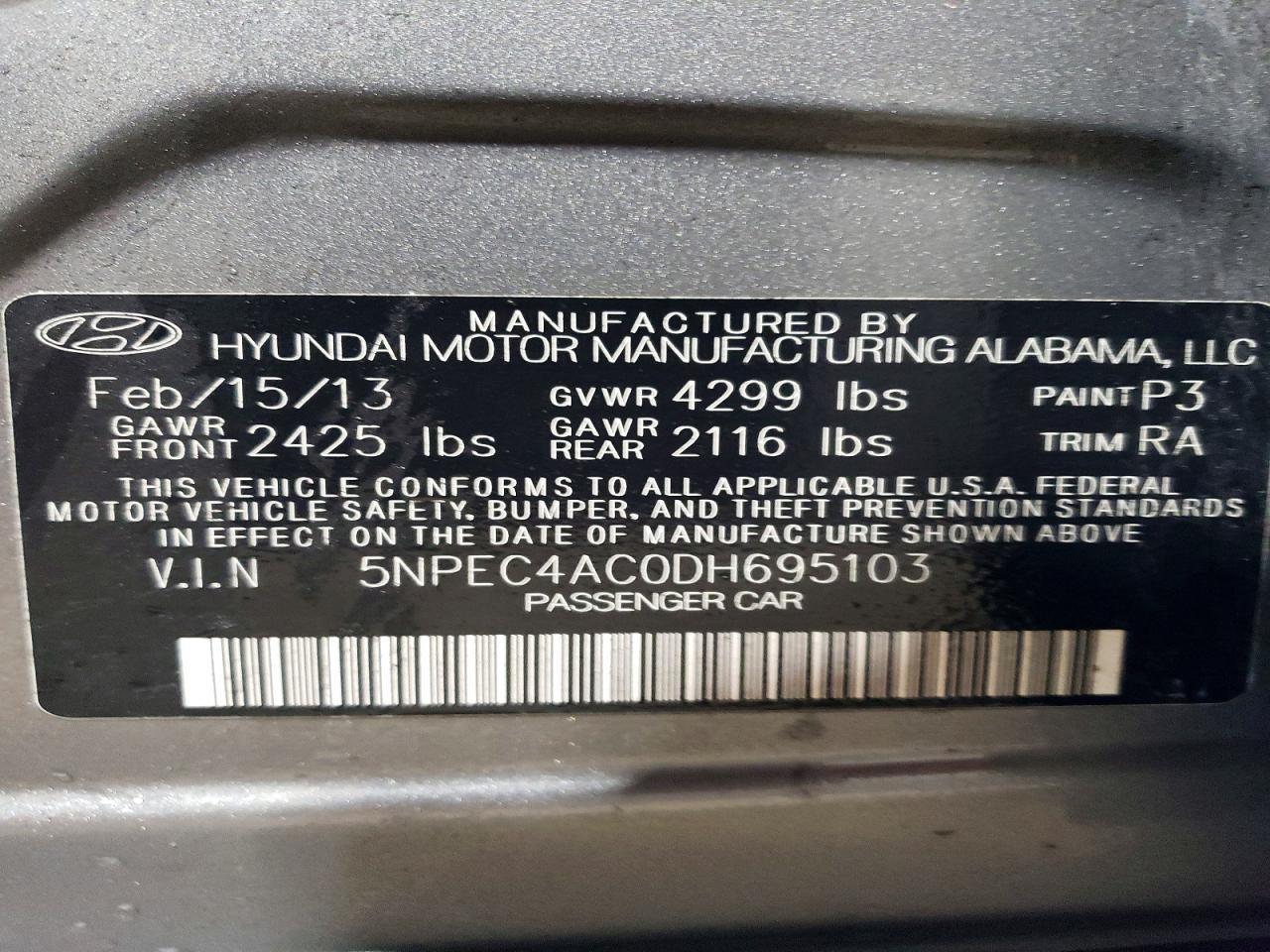 2013 Hyundai Sonata Limited - zdjęcie 12