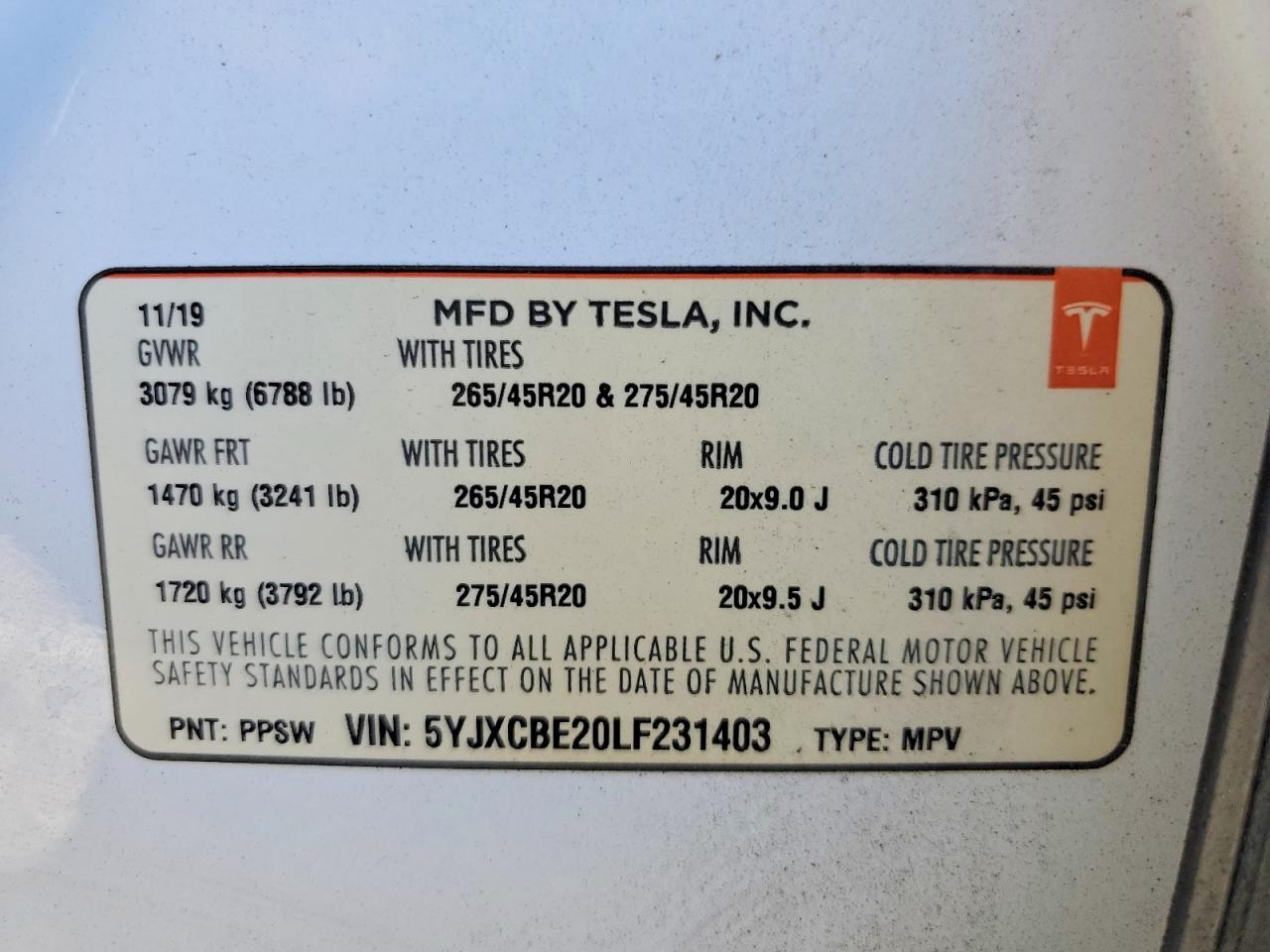 2020 Tesla Model X - zdjęcie 13