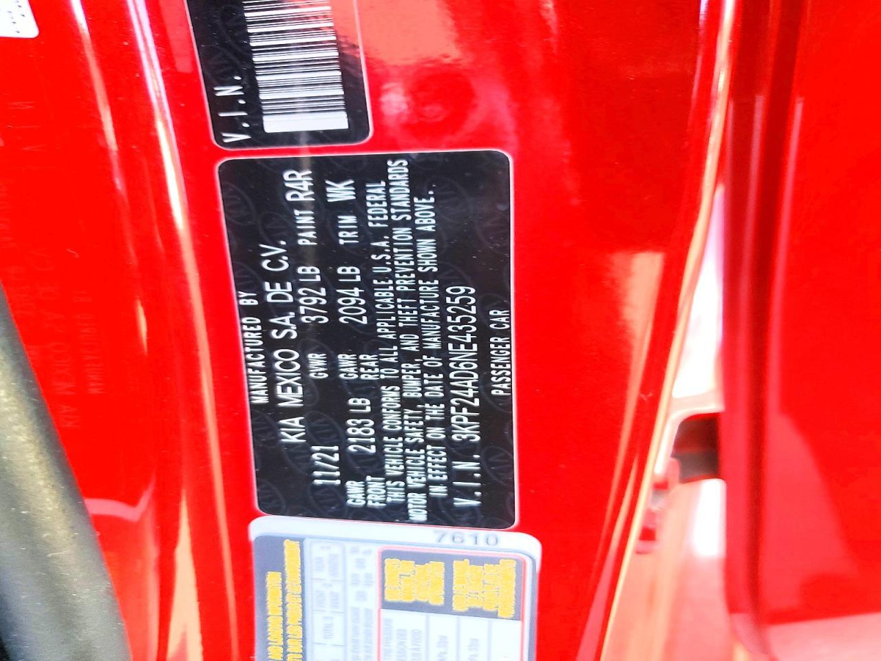 2022 Kia Forte Lxs - zdjęcie 13