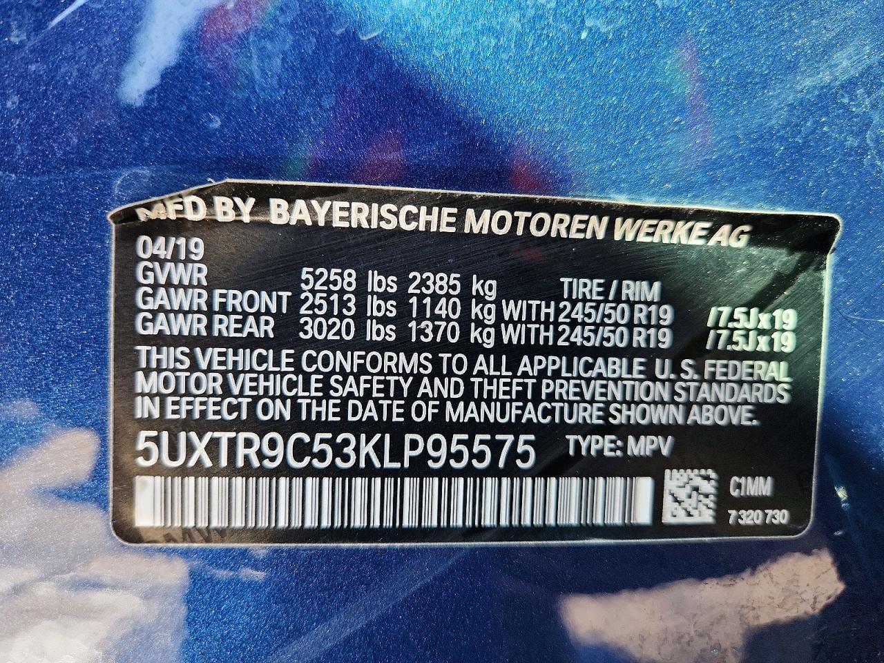 2019 BMW X3 xDrive30I - zdjęcie 14