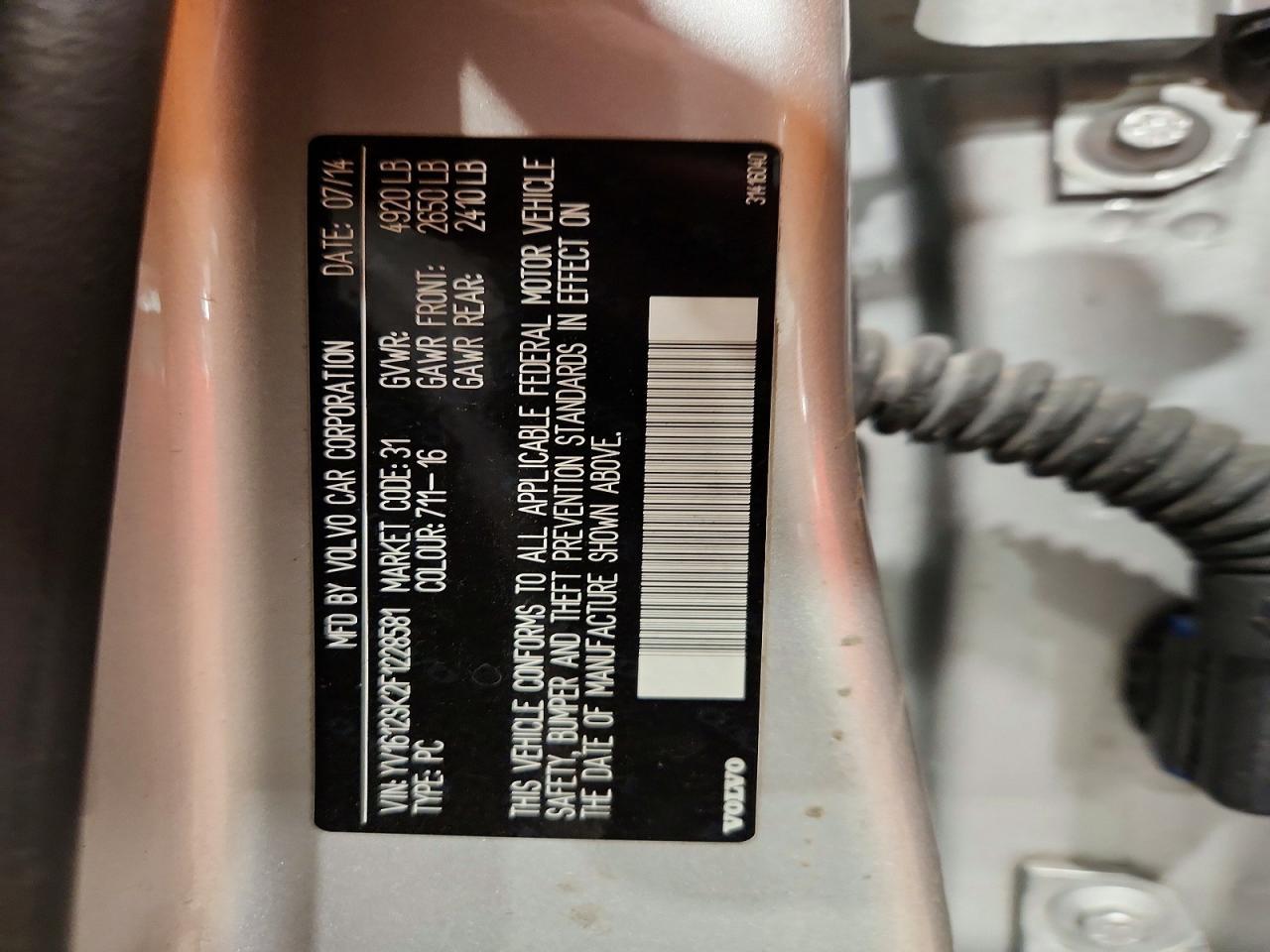 2015 Volvo V60 Premier - zdjęcie 13