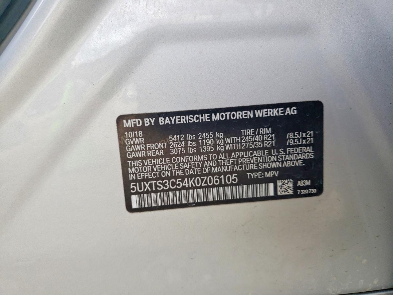 2019 BMW X3 xDrivem40I - zdjęcie 13