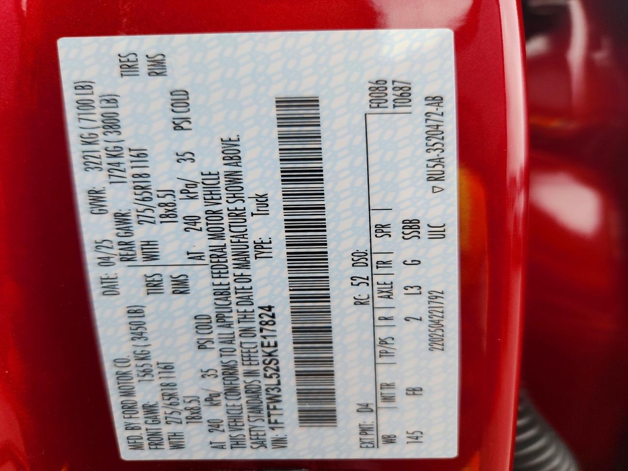 2025 Ford F150 Xlt - zdjęcie 13