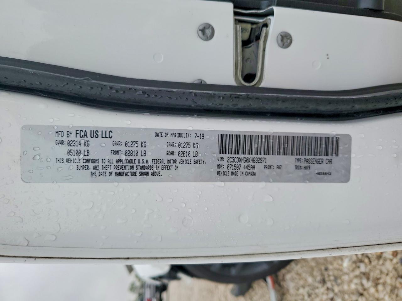 2019 Dodge Charger Gt - zdjęcie 12