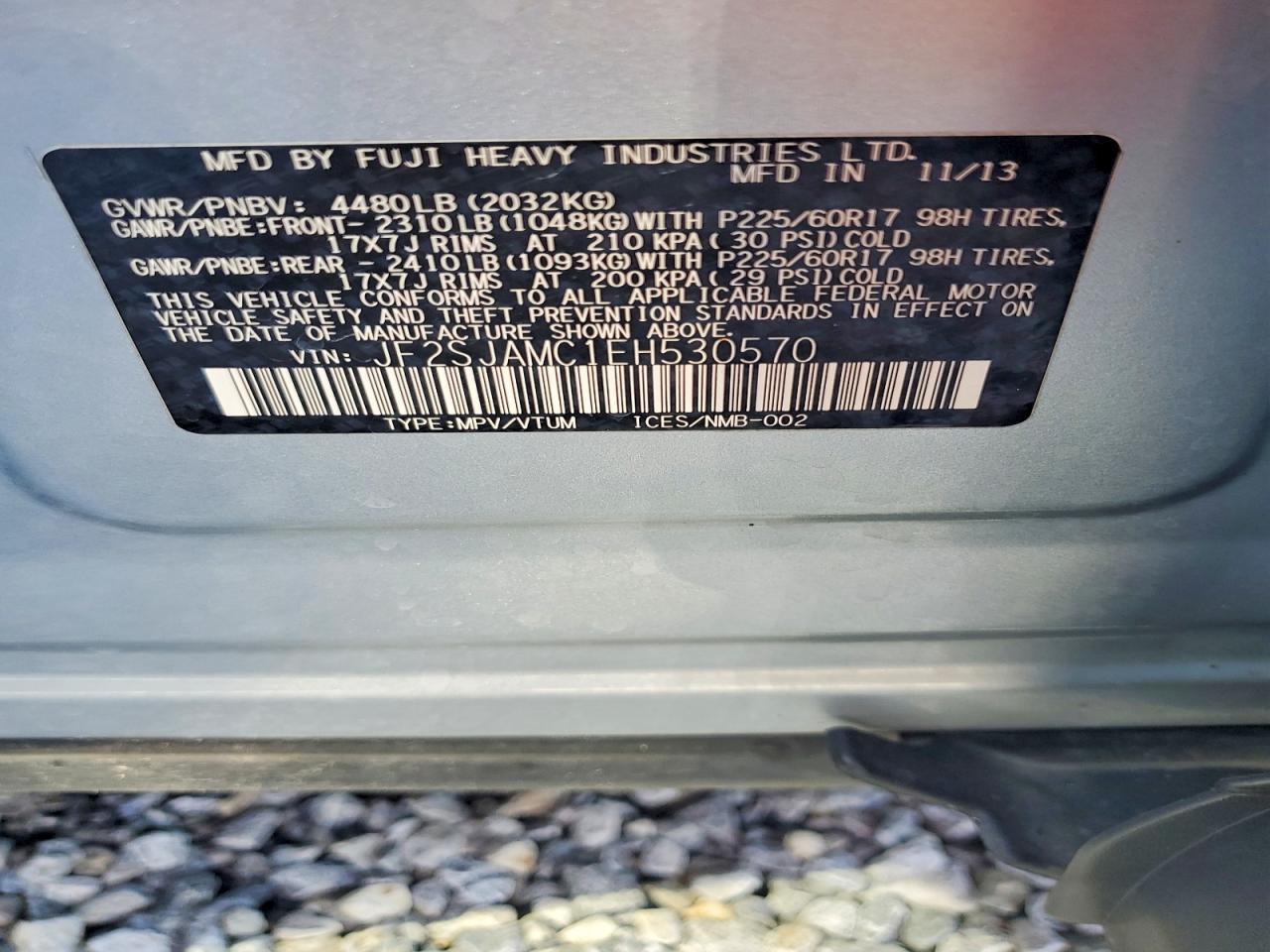 2014 Subaru Forester 2.5I Touring - zdjęcie 13