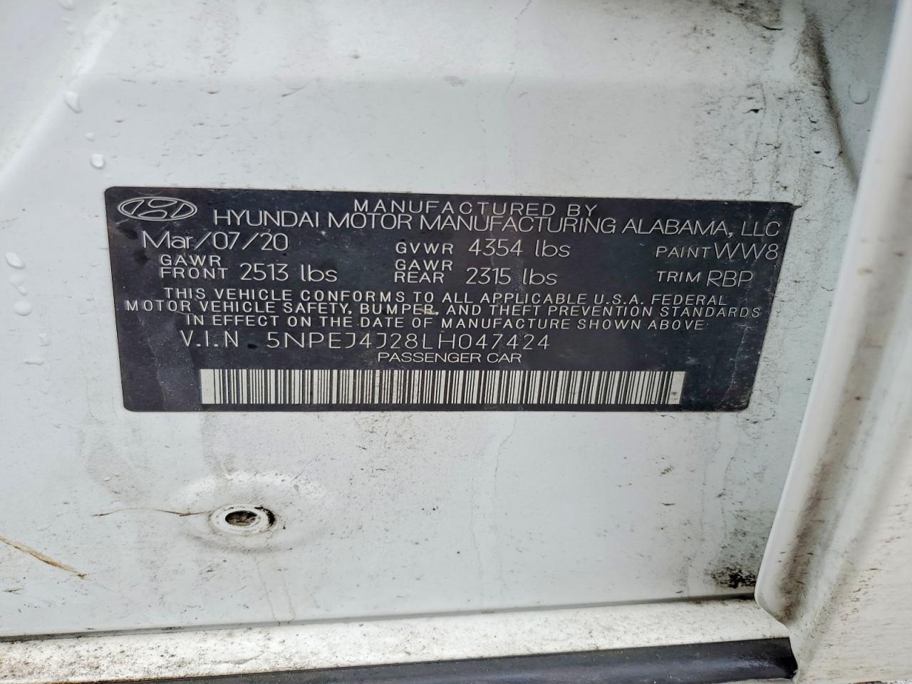 2020 Hyundai Sonata Sel Plus - zdjęcie 12