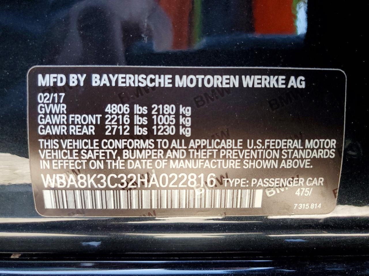 2017 BMW 330 Xi - zdjęcie 12