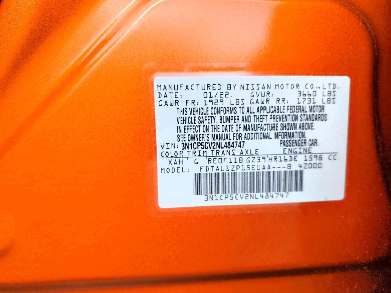 2022 Nissan Kicks Sv - zdjęcie 12