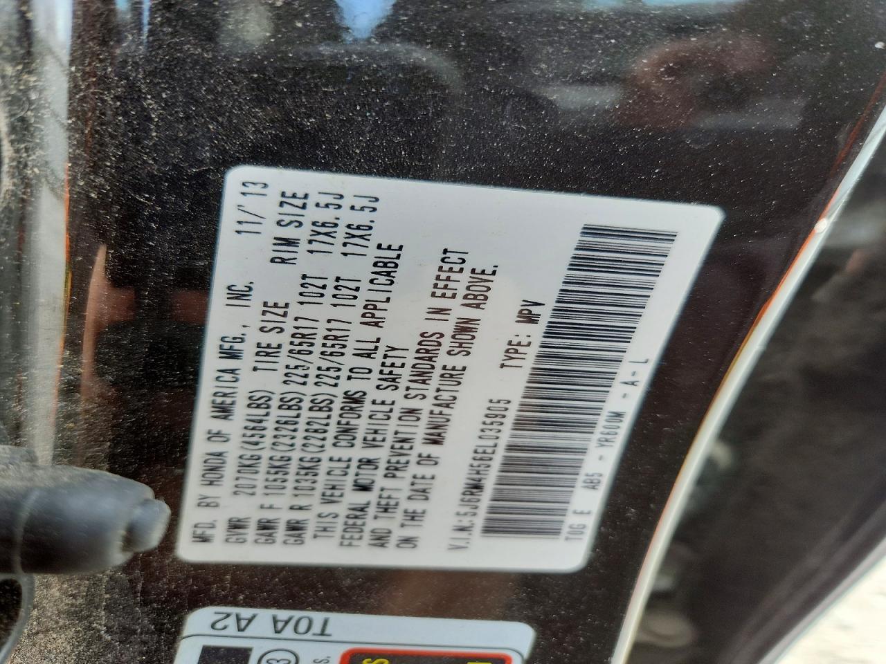 2014 Honda Cr-V Ex - zdjęcie 12