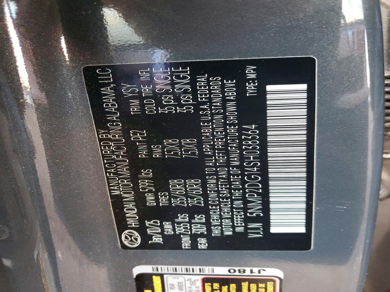 2025 Hyundai Santa Fe Sel - zdjęcie 13