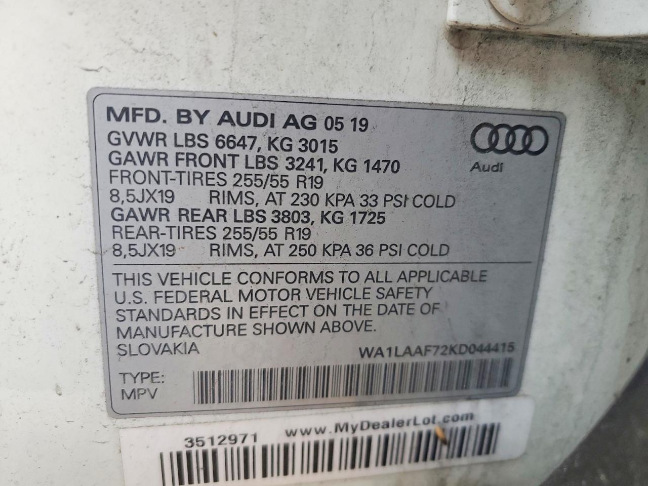 2019 Audi Q7 Premium Plus - zdjęcie 13