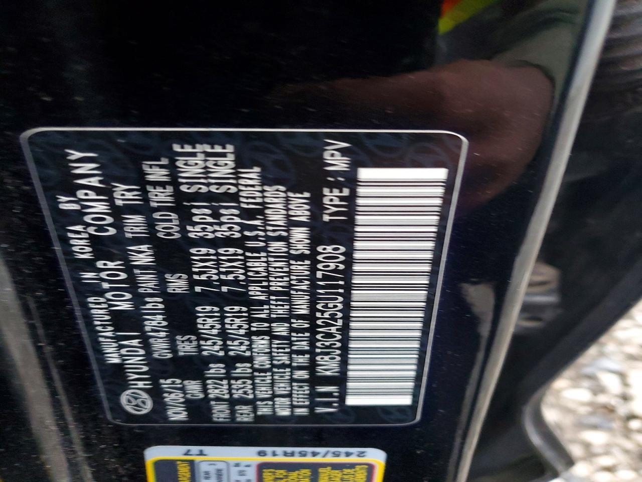 2016 Hyundai Tucson Limited - zdjęcie 13