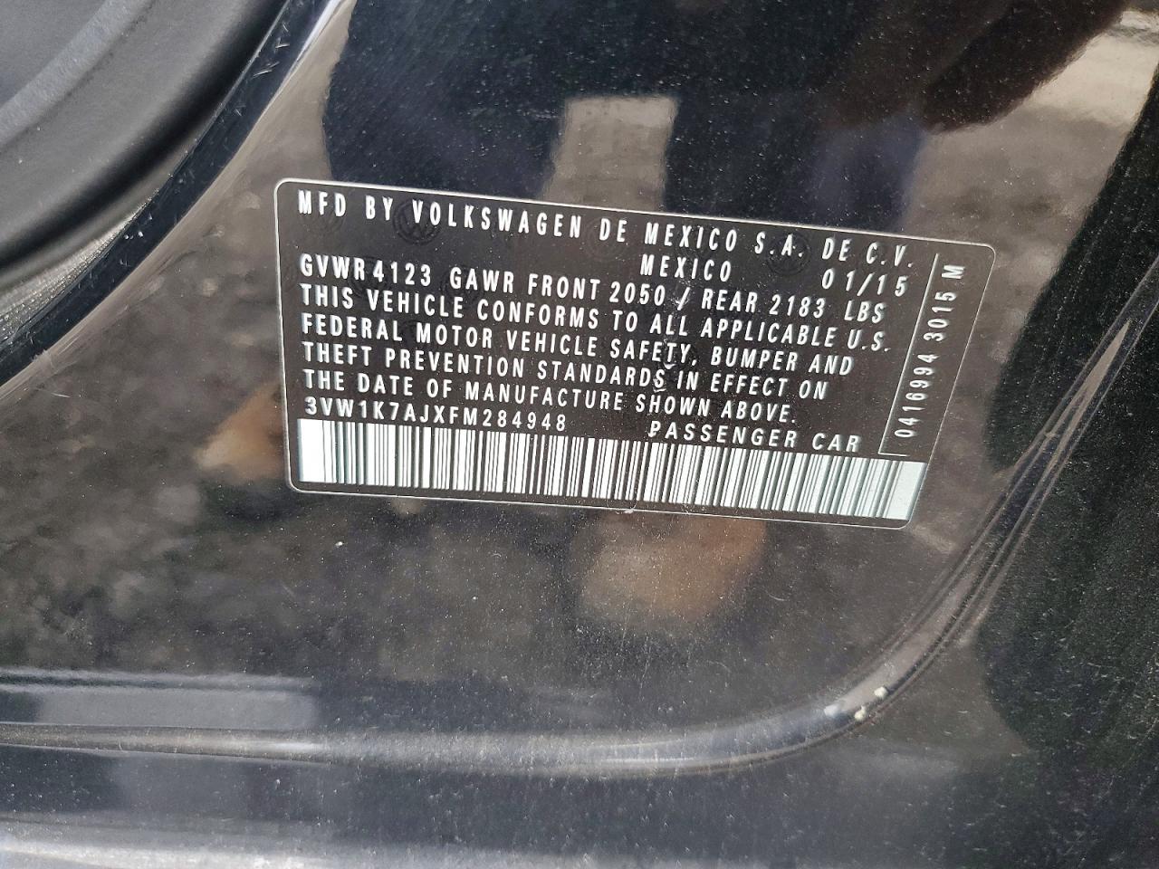 2015 Volkswagen Jetta Base - zdjęcie 12