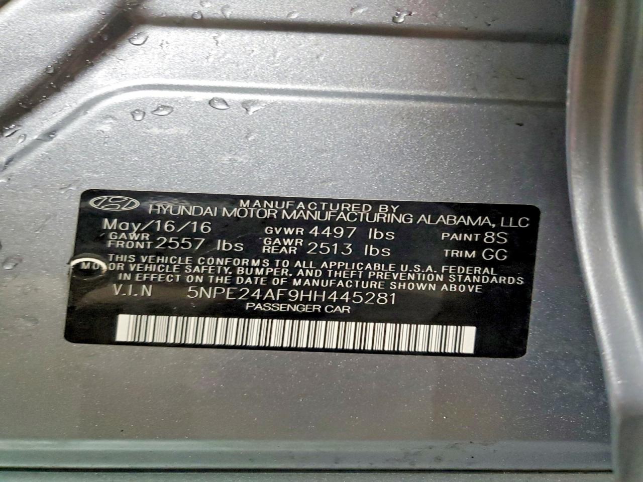 2017 Hyundai Sonata Se - zdjęcie 12