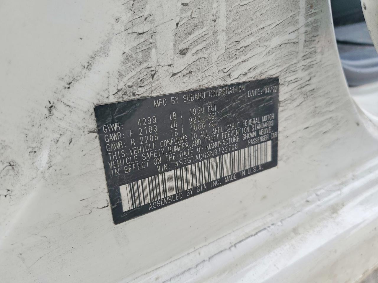 2022 Subaru Impreza Premium - zdjęcie 12