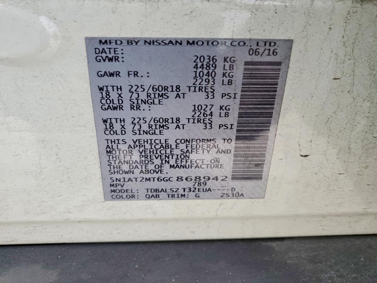 2016 Nissan Rogue Sl - zdjęcie 14