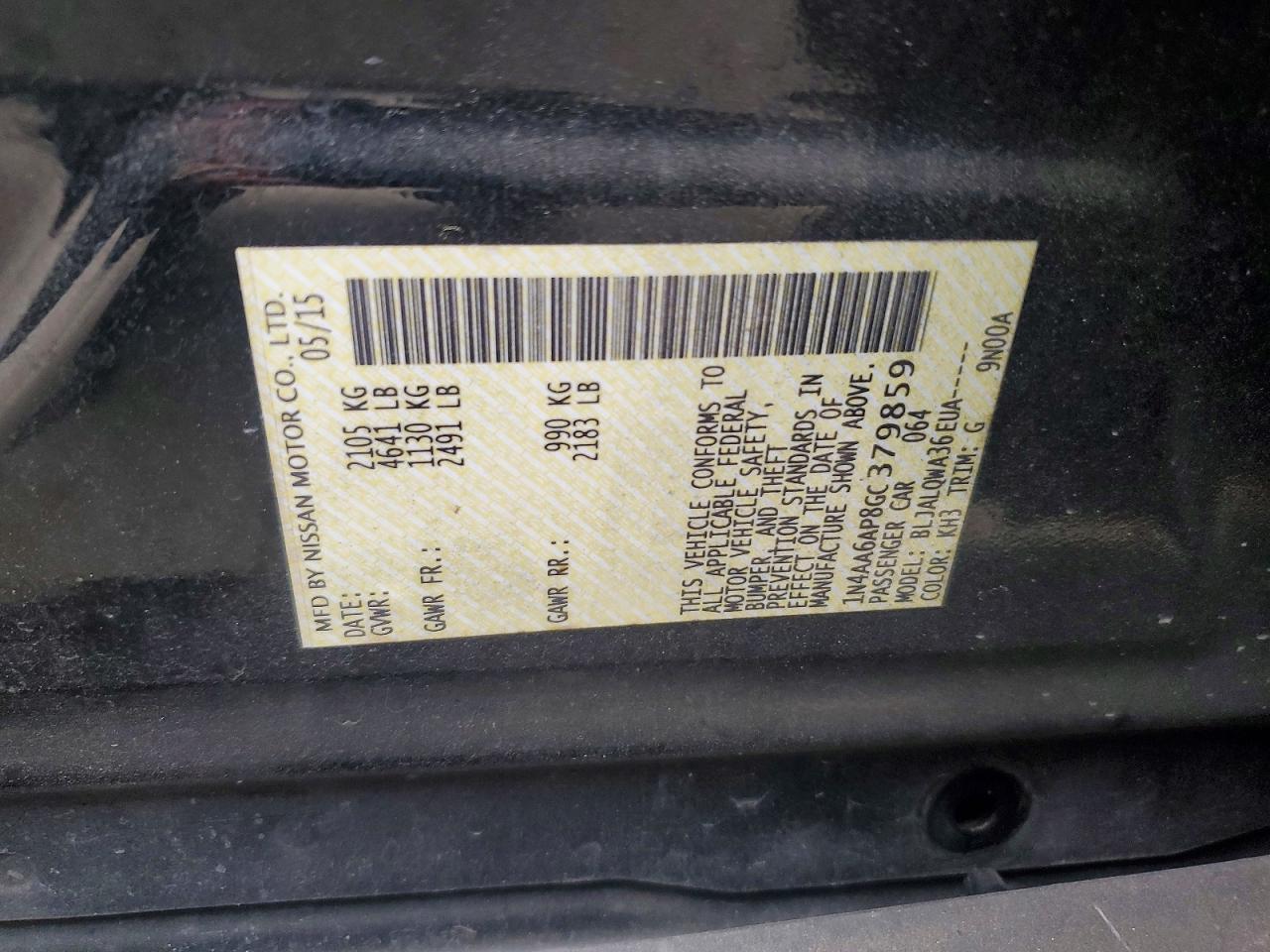 2016 Nissan Maxima 3.5 S - zdjęcie 13