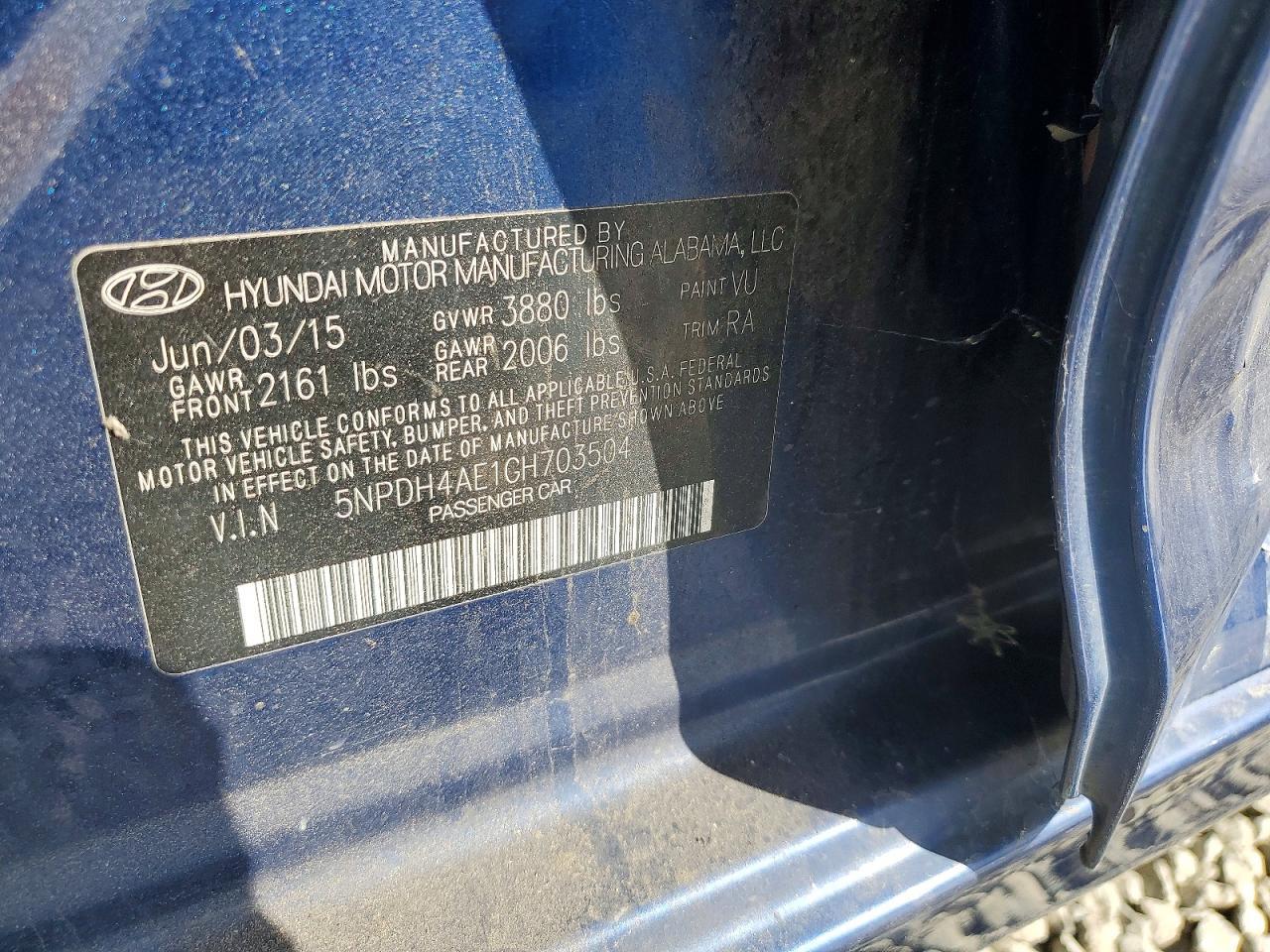 2016 Hyundai Elantra Se - zdjęcie 12